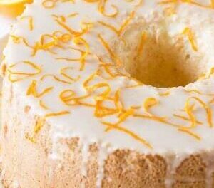 Orange Blossom Angel Food Cake